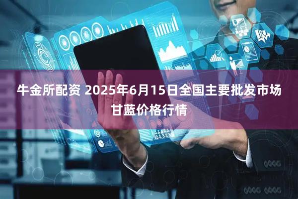 牛金所配资 2025年6月15日全国主要批发市场甘蓝价格行情