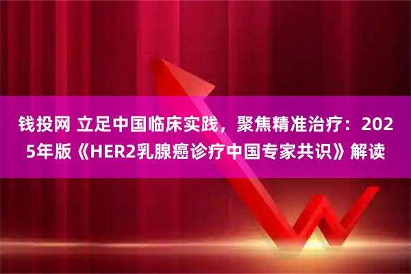 钱投网 立足中国临床实践，聚焦精准治疗：2025年版《HER2乳腺癌诊疗中国专家共识》解读
