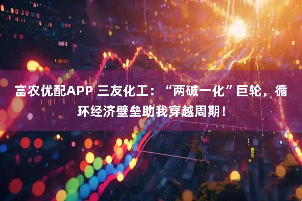 富农优配APP 三友化工：“两碱一化”巨轮，循环经济壁垒助我穿越周期！
